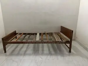 Wood Single Bed