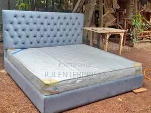6"*6" Cushion King Size Bed with Spring Mattress