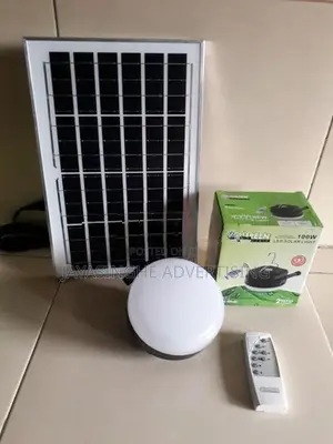 100W L.E.D Solar Power Light With Remote Control ( Green Brand )