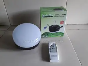 100W L.E.D Solar Power Light With Remote Control ( Green Brand )