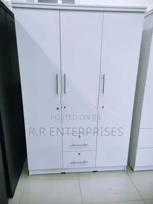 New 3 Door Melamine Wardrobes .