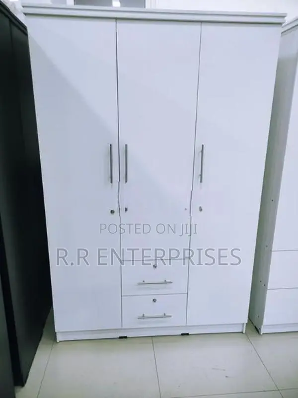New 3 Door Melamine Wardrobes .