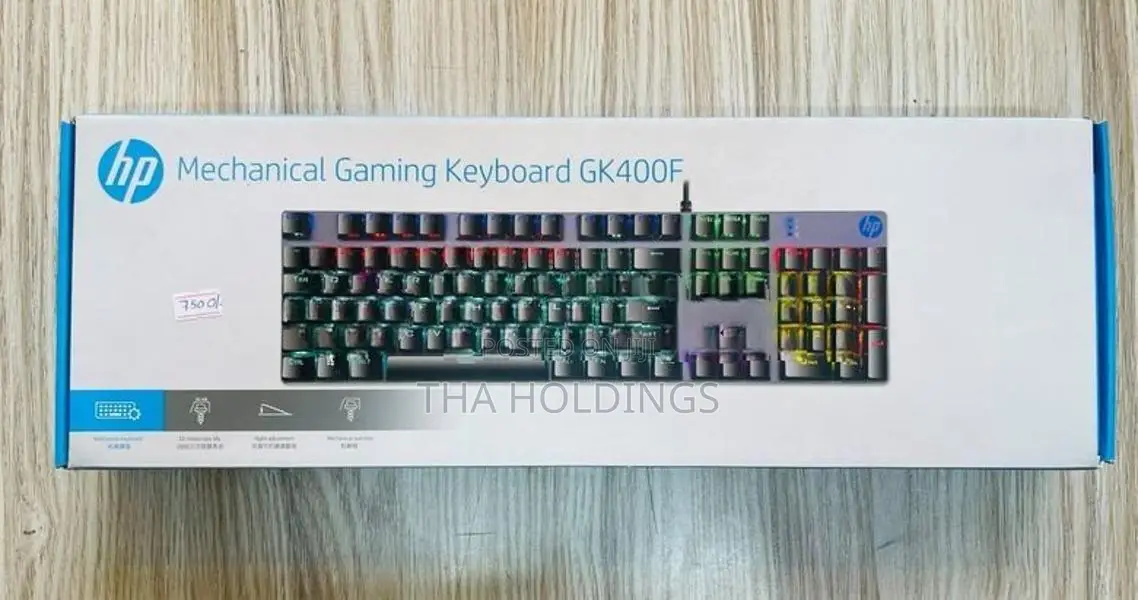 HP GK400F Mechanical Gaming Keyboard | RGB Backlit USB Wired
