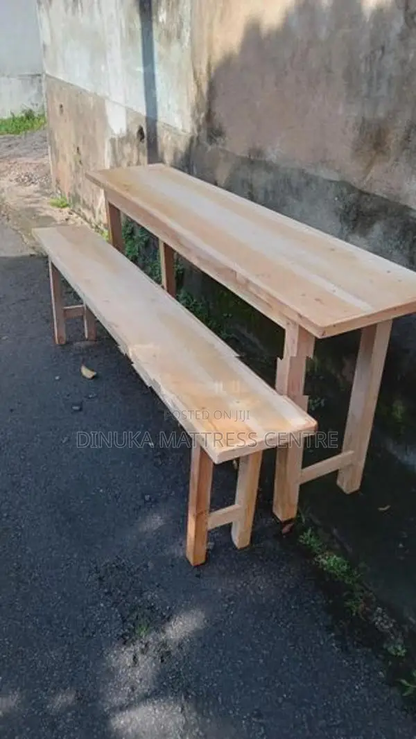 Table with Bench 6ft ×15 Inch