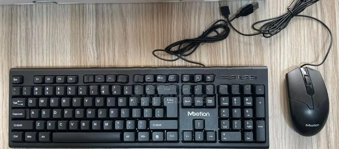 Meetion C100 Usb Wired Keyboard with Mouse Combo | Plug Play