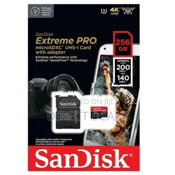 SanDisk Extreme PRO 256GB microSDXC UHS-I CARD