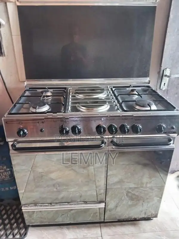 ELBA 90cm Italian Dual Fuel Stove Double Oven