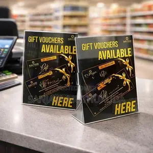 Clear Acrylic Table Display Stands