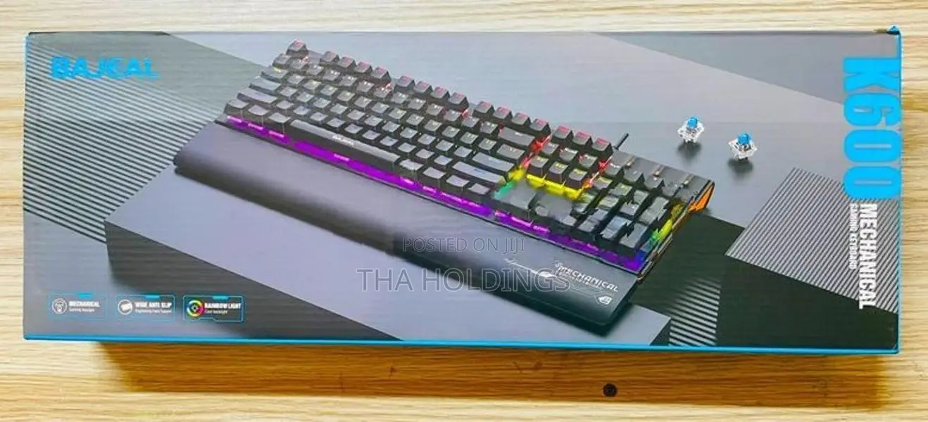 Bajeal K600 Mechanical Gaming Keyboard | RGB Backlit USB Wired