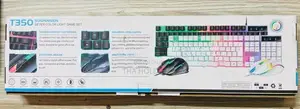 Bajeal T350 Gaming Keyboard with Mouse Combo | LED Backlit USB Wired