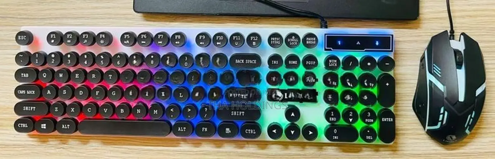 Limeide GTX-300 Gaming Keyboard with Mouse Combo | LED Backlit USB Wir