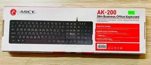 Imice AK-200 Slim USB Keyboard | Full-Size Wired