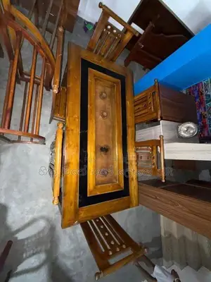 New Teak Dining Table with Chair 6
