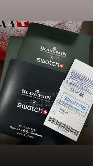Blancpain X Swatch Bioceramic Scuba Fifty Fathoms Green Abyss Watch