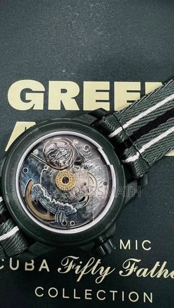 Blancpain X Swatch Bioceramic Scuba Fifty Fathoms Green Abyss Watch