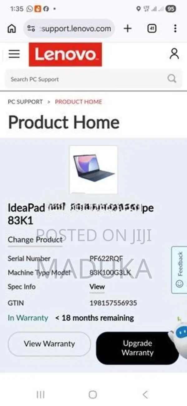 Lenovo Ideapad Slim 3 I7 14 Gen