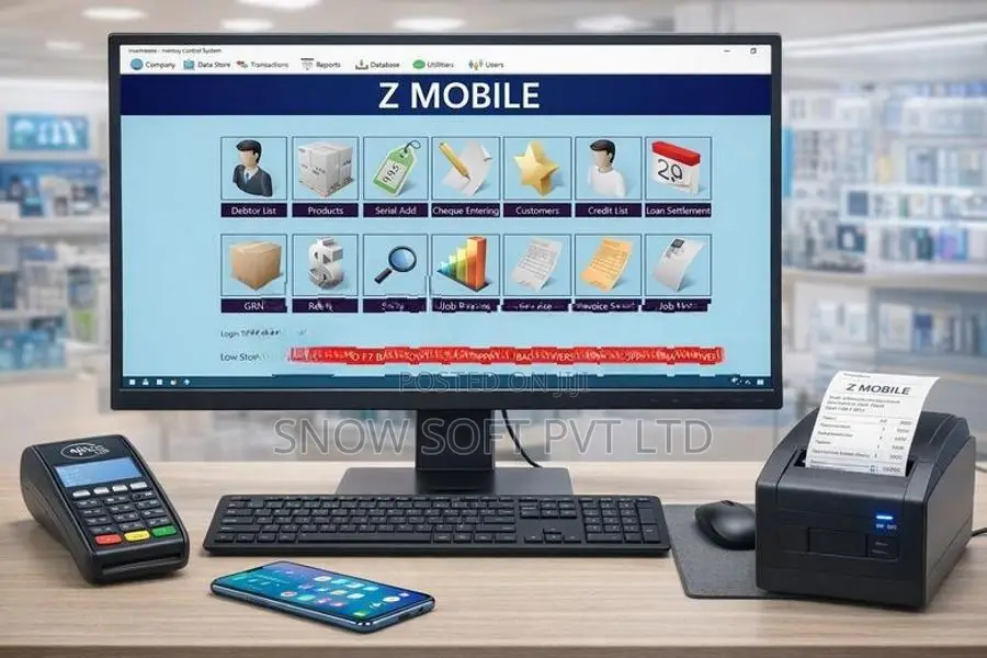 Smart POS System for Mobile Computer Shops