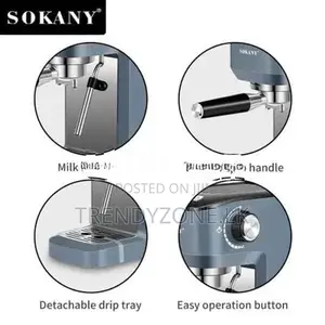 Sokany 1350w Multifunctional Espresso Machine