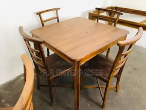 Teak Dining Table with chair 4.
