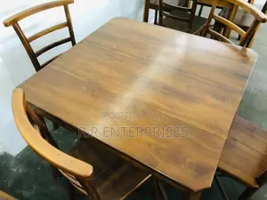 New Teak Dining Table with Chair 4