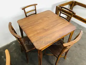 Teak Dining Table with chair 4.