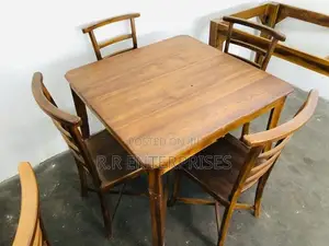 Teak Dining Table with chair 4.