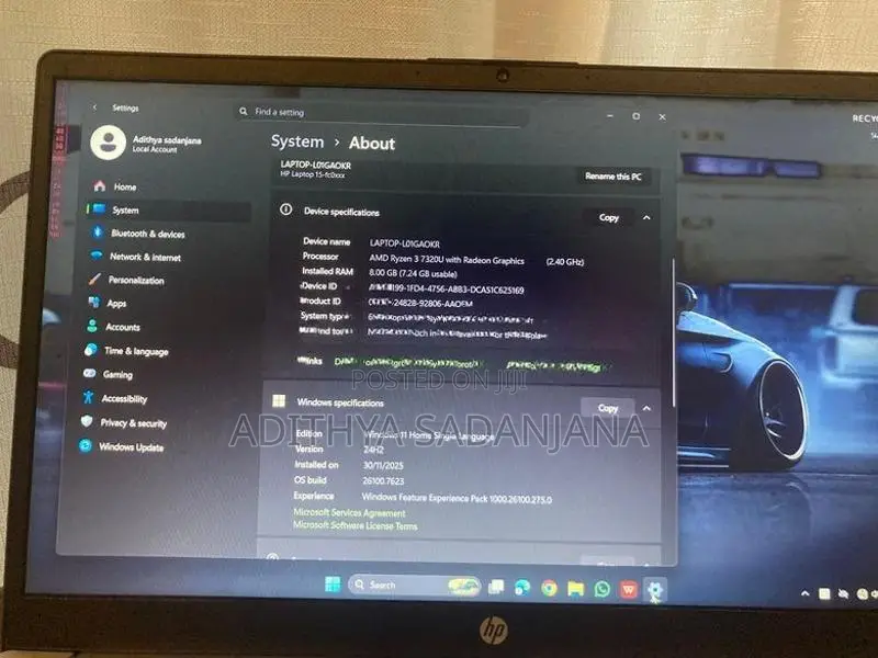 HP 15 Notebook Laptop (Brand New)