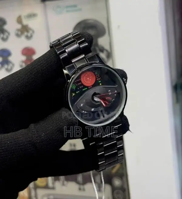 Viokai Black Steel Watch for Men