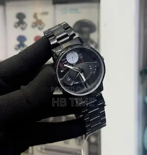 Viokai Black Steel Watch for Men