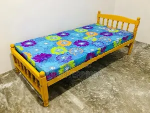 New 6*3 Ft Single Bed With Mattress