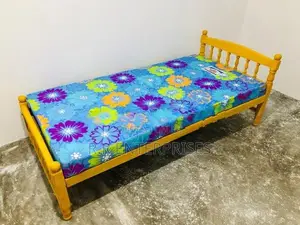 New 6*3 Ft Single Bed With Mattress