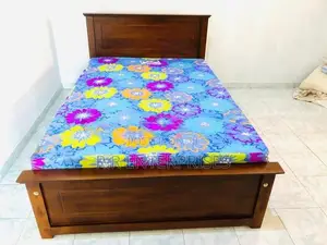 New 6*4 Ft Teak Double Box Bed With Dl Mattress