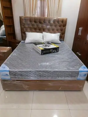 Brown Luxury Bedroom Set 6*5 Ft