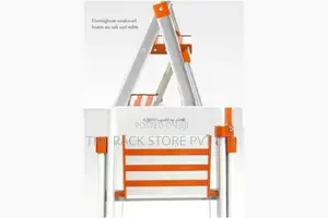 Aluminum 6 Step Ladder, Foldable Design Multifunction Ladder