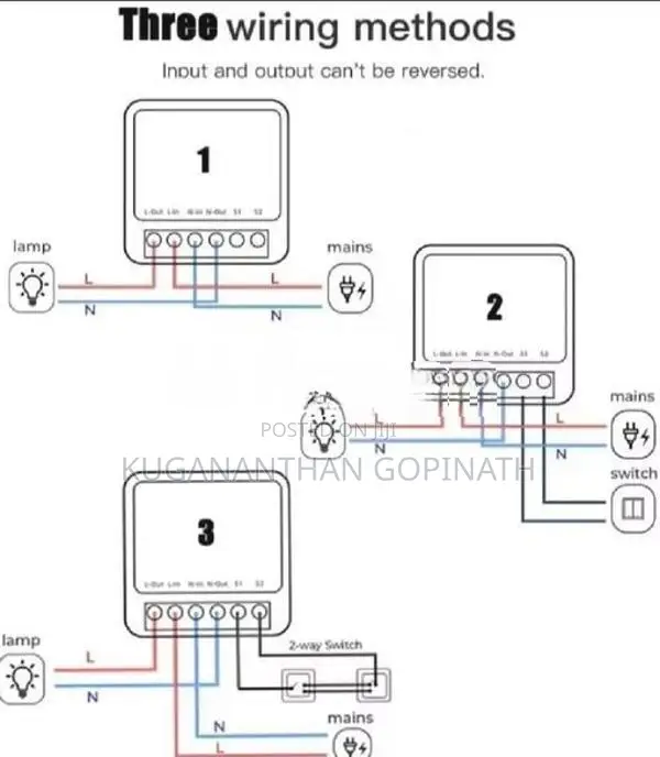 WiFi mini smart switch 16A DIY light switches wireless home