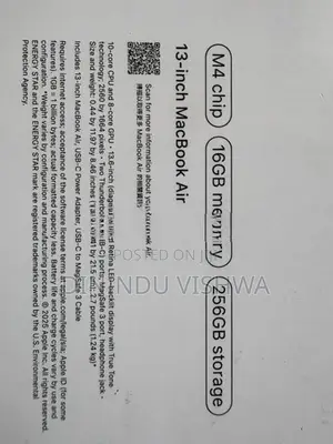 MacBook Air M4 16/256GB