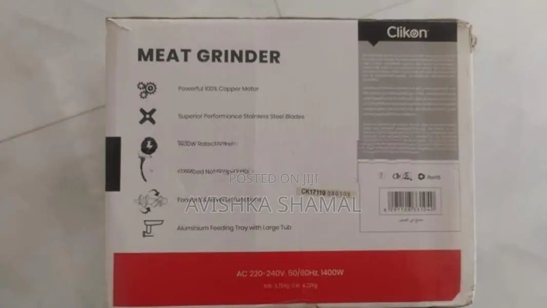 Clikon - CK2618 Premium Meat Grinder