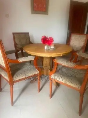 dining table with 4 arm chairs
