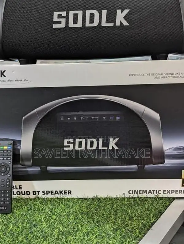 Sodlk S1617 High Power Outdoor Karaoke Speakers with Dual Mic (320W)