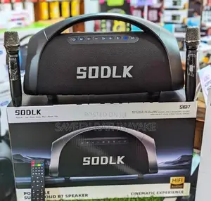 Sodlk S1617 High Power Outdoor Karaoke Speakers with Dual Mic (320W)