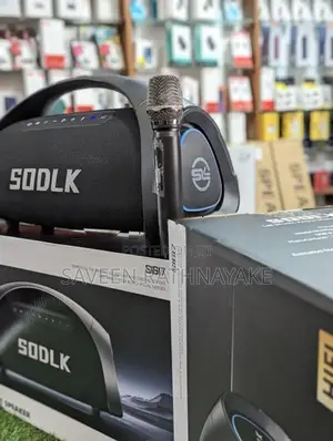 Sodlk S1617 High Power Outdoor Karaoke Speakers with Dual Mic (320W)
