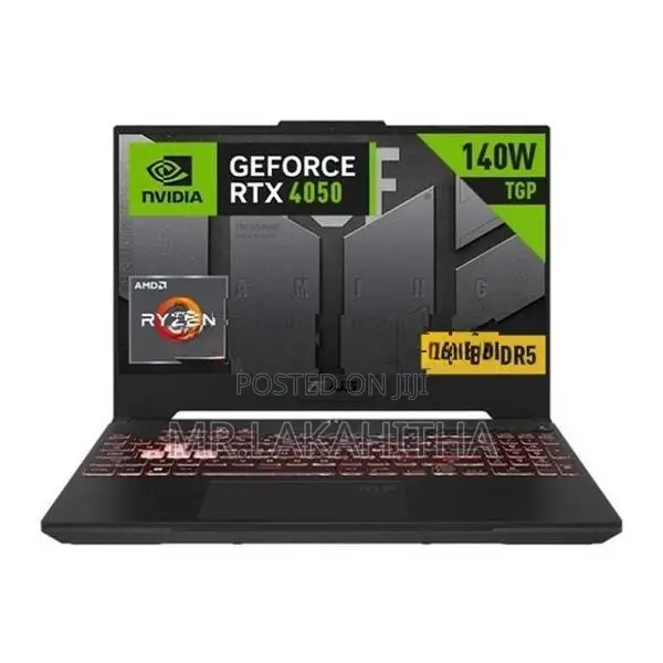Asus TUF A15 Gaming Laptop | Ryzen 7 RTX 4050 WIN 11 16GB 512GB