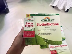 Jamieson Biotin 10,000 MCG – 150 Softgels | Imported From Canada