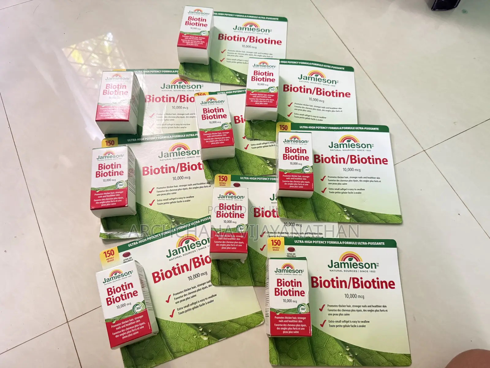 Jamieson Biotin 10,000 MCG – 150 Softgels | Imported From Canada