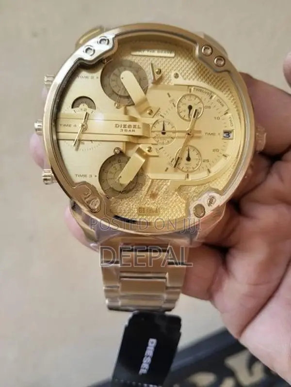Diesel TIMEFRAME DZ7399 Gold Military