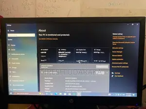 Dell Computer with HP Monitor