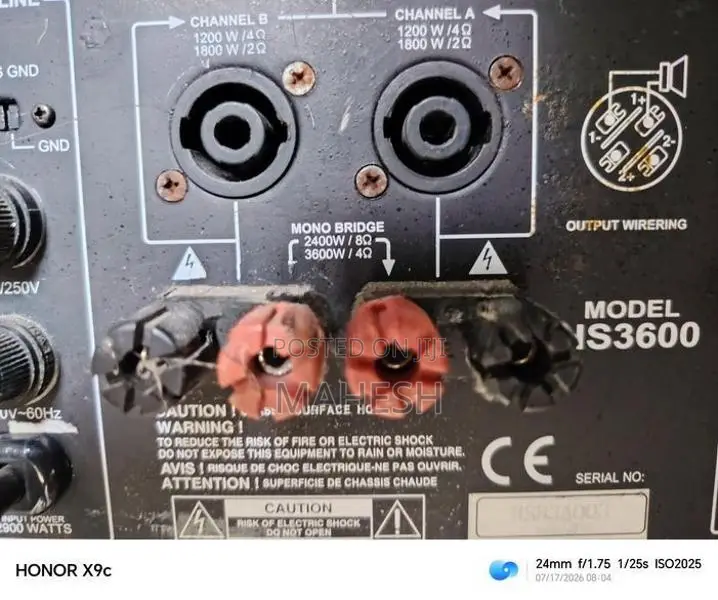 3600WN Amplifier