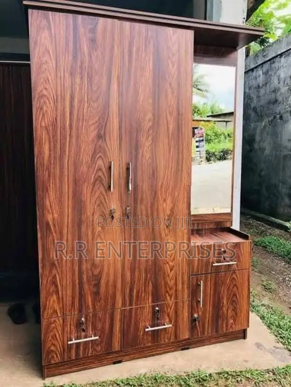 2*1 Melamine Wardrobe with Dressing Table