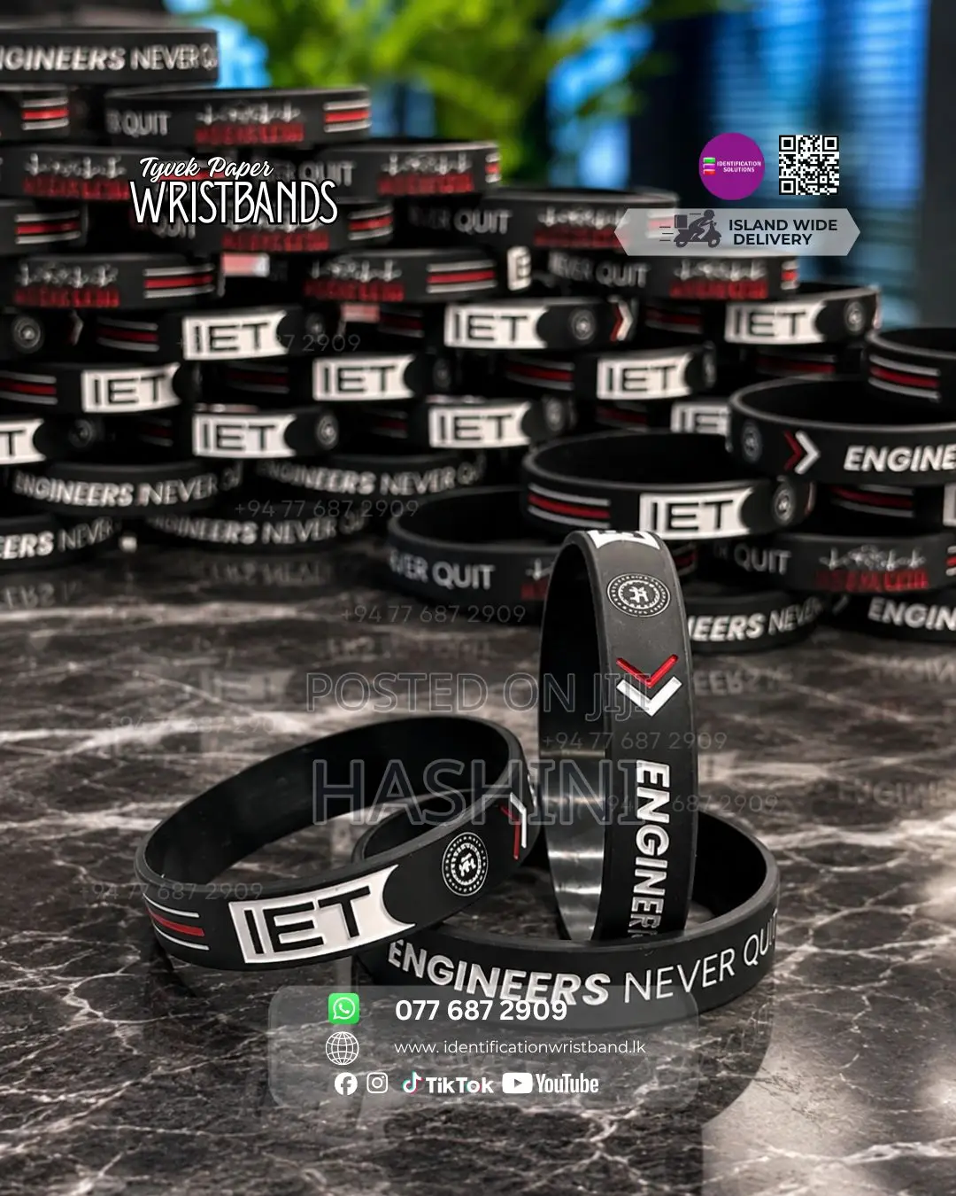 Customized Silicone Wristbands for Your Batch / Event!