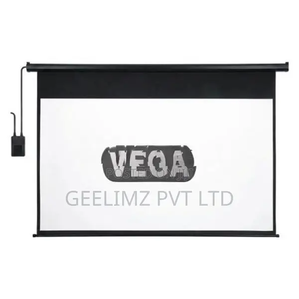 Vega 8.5 Feet Fully Auto Brilliant White Electric Screen